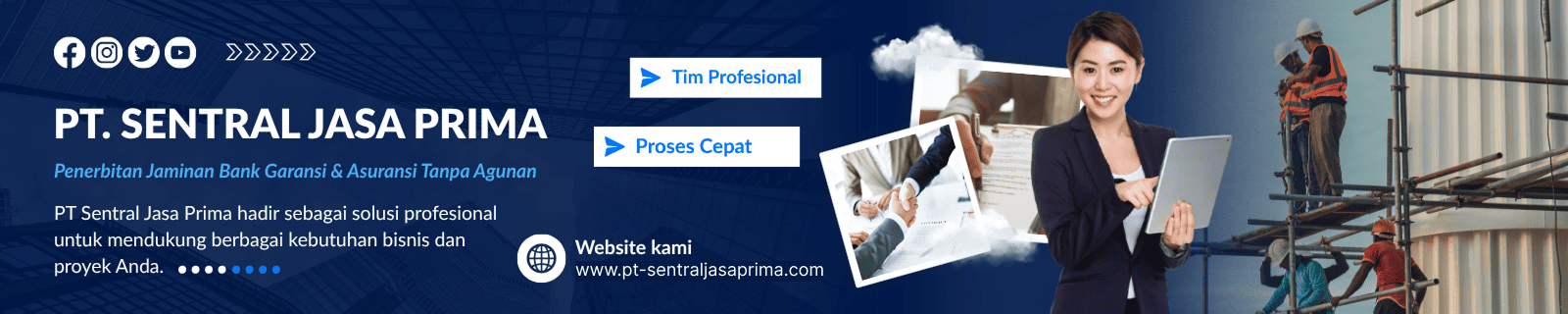 Sub banner pt sentral jasa prima
